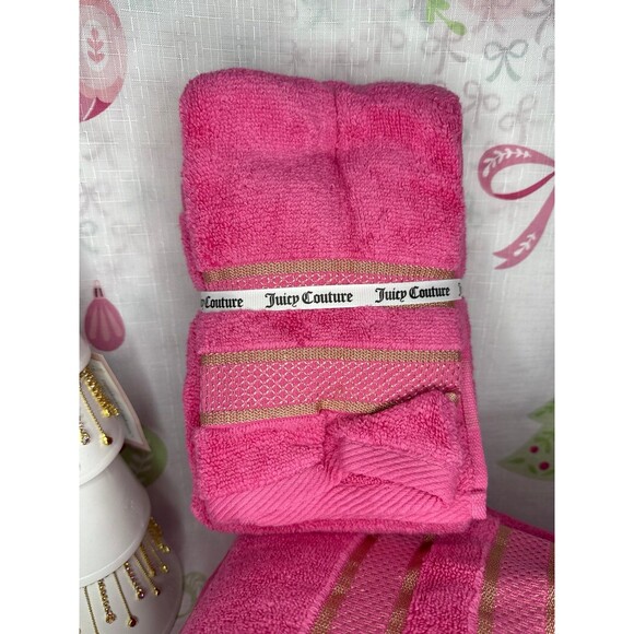 Juicy Couture Bath Towel Set-4 towels - Picture 3 of 5